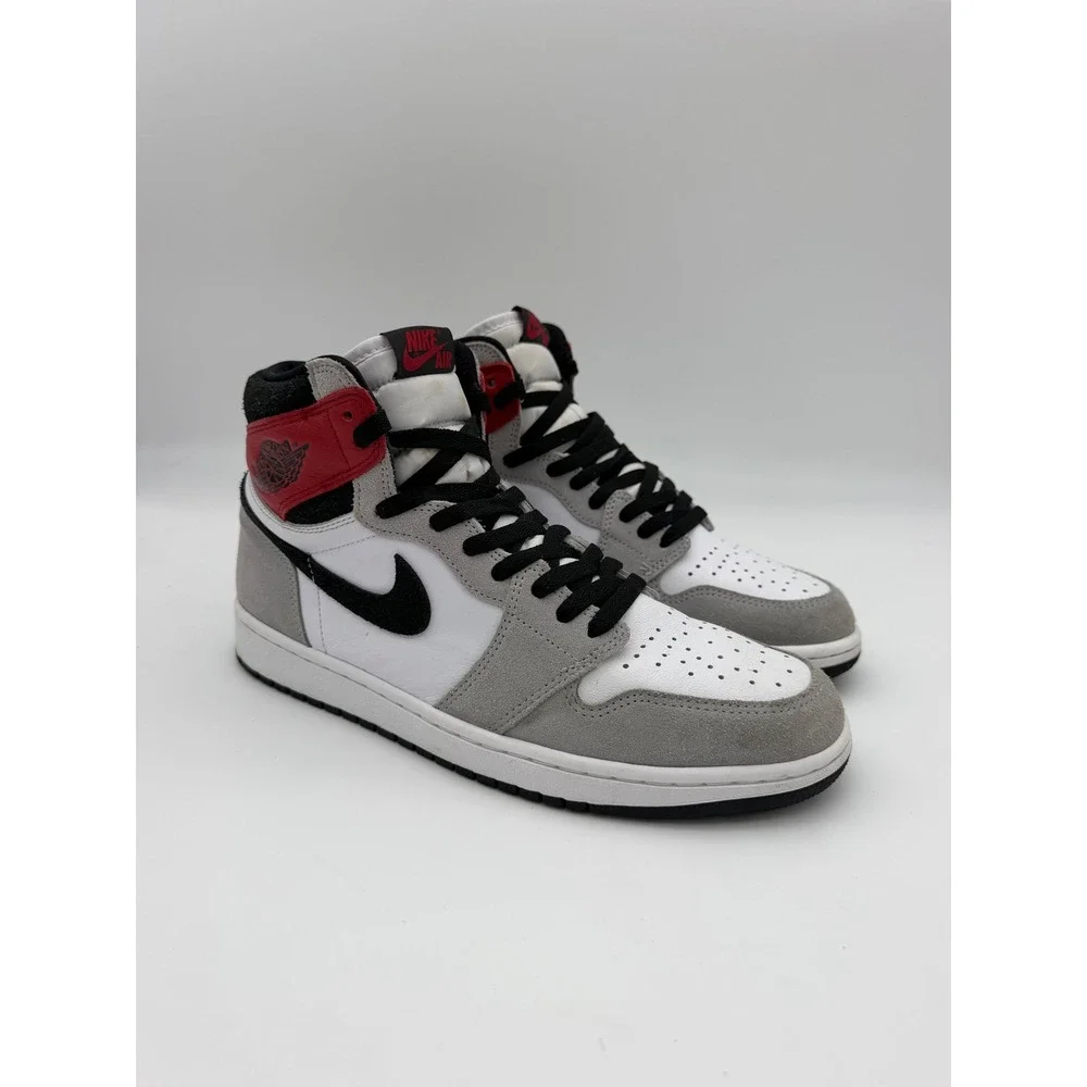 Nike Air Jordan 1 Retro High OG Light Smoke Grey 555088-126 Mens 10